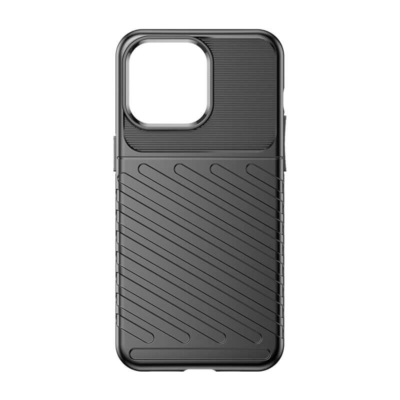 Hülle für iPhone 15 Pro Schwarz Handy Schutz Case Bumper - Bontalin refurb
